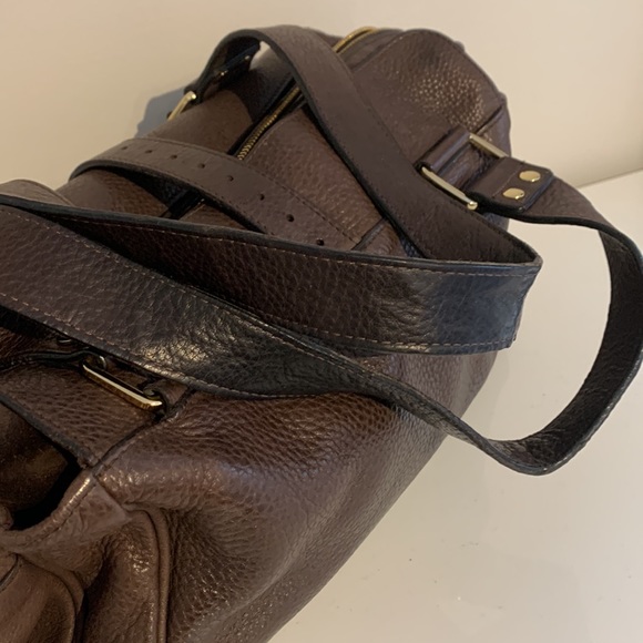 VGUC Mulberry Mabel Chocolate Brown Soft Napa Leather and Suede Shoulder Handbag - Picture 13 of 16